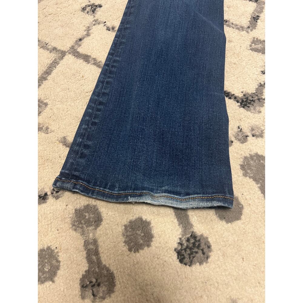 American Eagle Women's Jeans Flare Leg Low Rise Size 4 Long 4L - Picture 8 of 12